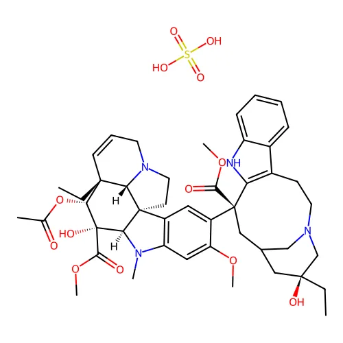 长春花碱硫酸盐(1:1) structure