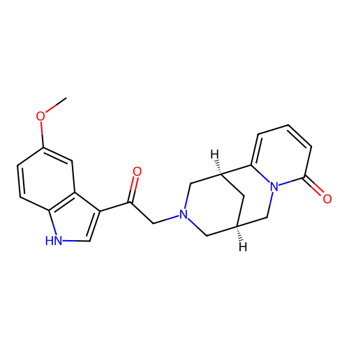 C22H23N3O3 structure