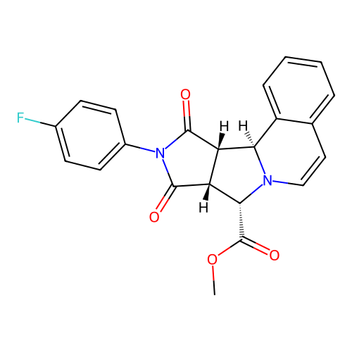 C22H17FN2O4 structure