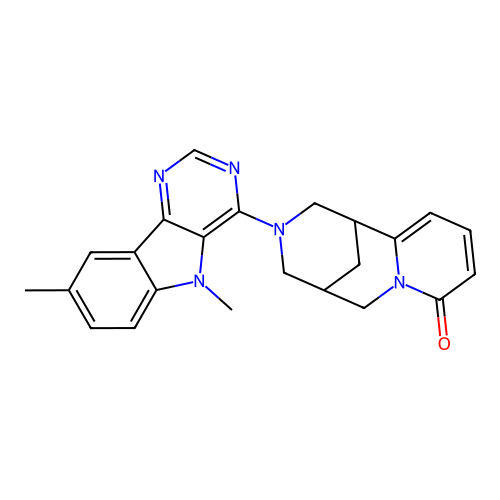 C23H23N5O structure