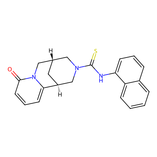 C22H21N3OS structure