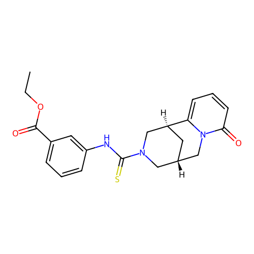 C21H23N3O3S structure