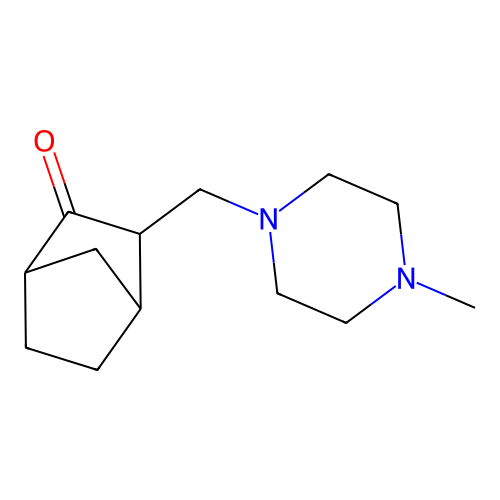 3-(4-Methylpiperazinomethyl)-2-norbornanone structure