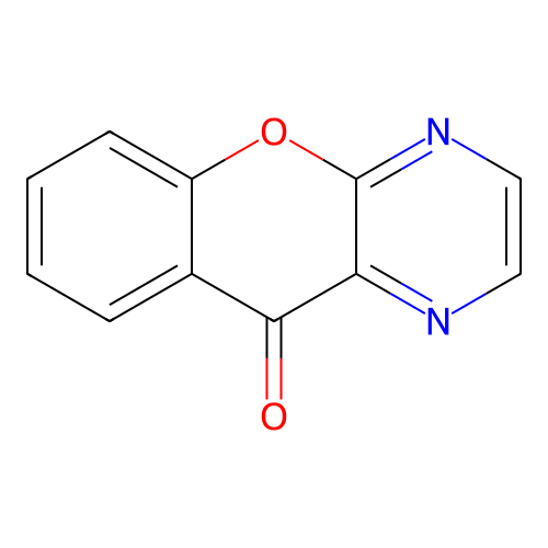 10H-Chromeno[2,3-b]pyrazin-10-one structure