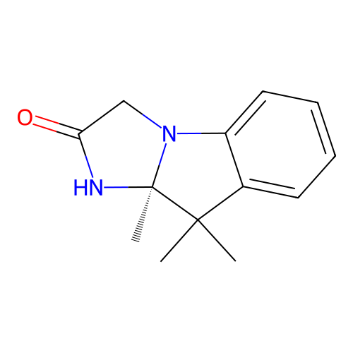 (9aS)-9,9,9a-trimethyl-9,9a-dihydro-1H-imidazo[1,2-a]indol-2(3H)-one structure