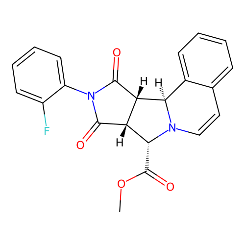 C22H17FN2O4 structure
