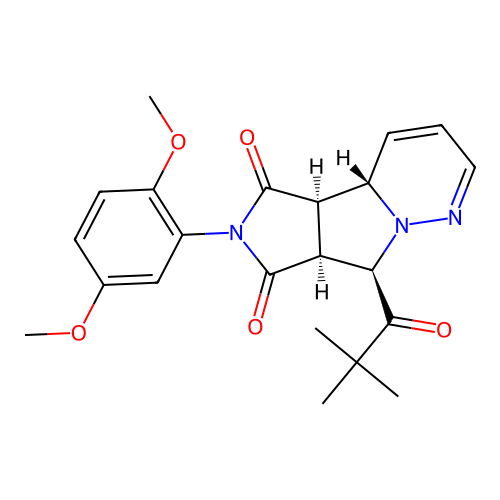 C22H25N3O5 structure