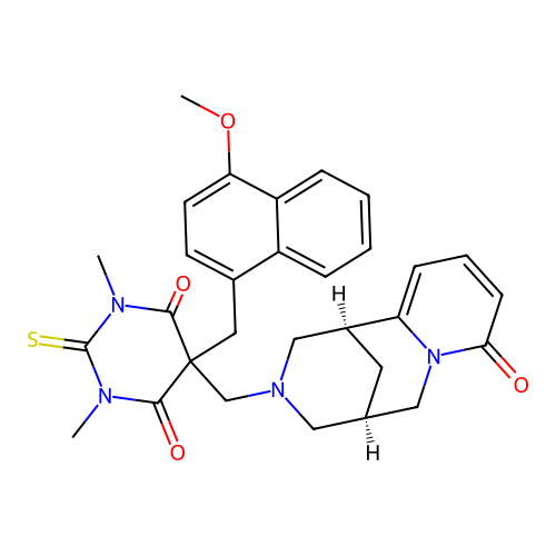 C30H32N4O4S structure