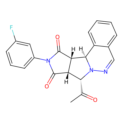 C21H16FN3O3 structure