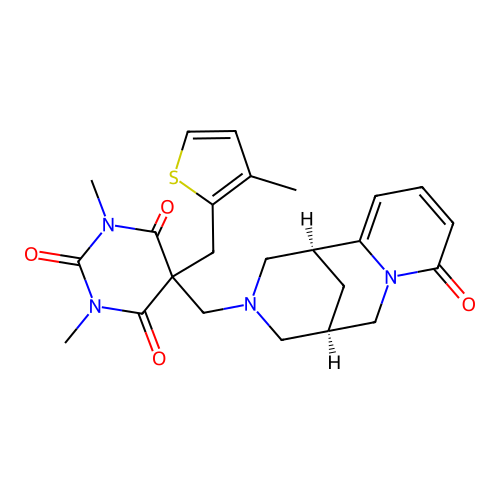C24H28N4O4S structure