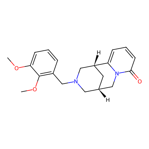 (1R,5S)-3-(2,3-dimethoxybenzyl)-3,4,5,6-tetrahydro-1H-1,5-methanopyrido[1,2-a][1,5]diazocin-8(2H)-one structure