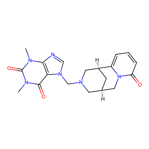 C19H22N6O3 structure