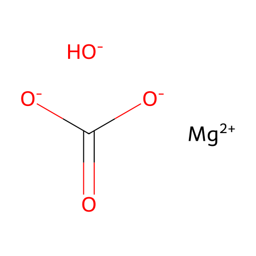 Magnesium;carbonate;hydroxide structure
