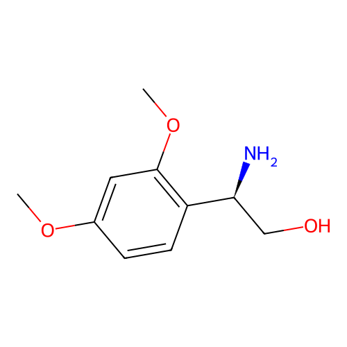 (R)-2-Amino-2-(2,4-dimethoxyphenyl)ethanol structure