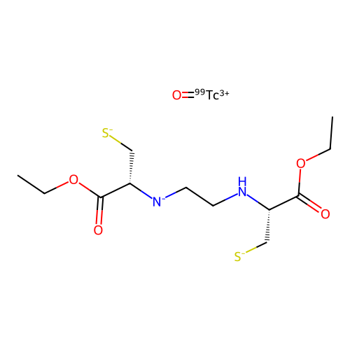Technetium Tc 99m bicisate (USP) structure