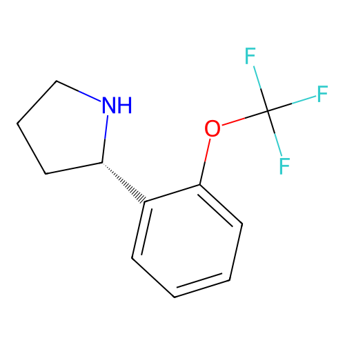 (S)-2-(2-(Trifluoromethoxy)phenyl)pyrrolidine structure