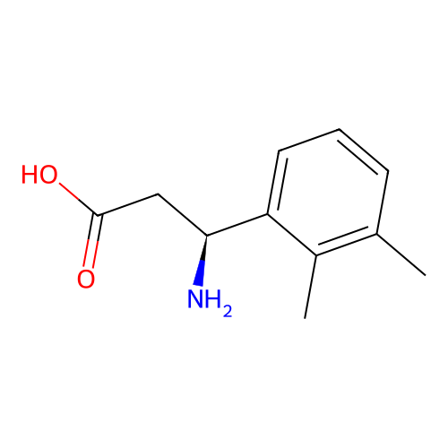 (3S)-3-amino-3-(2,3-dimethylphenyl)propanoic acid structure