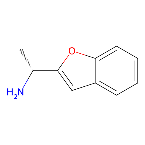 (1R)-1-(1-benzofuran-2-yl)ethan-1-amine structure