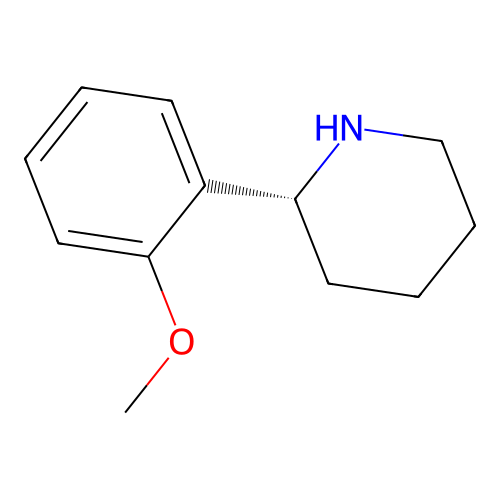 (2R)-2-(2-methoxyphenyl)piperidine structure