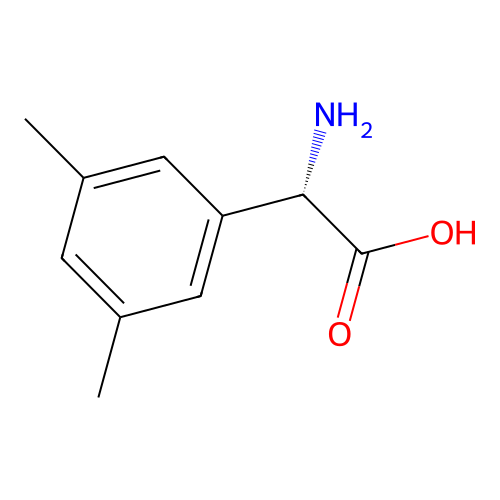 (S)-2-Amino-2-(3,5-dimethylphenyl)acetic acid structure