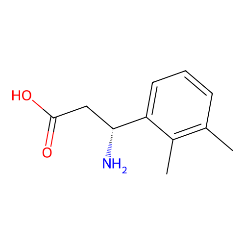 (3R)-3-amino-3-(2,3-dimethylphenyl)propanoic acid structure