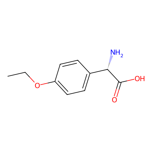 (S)-2-Amino-2-(4-ethoxyphenyl)aceticacidhcl structure