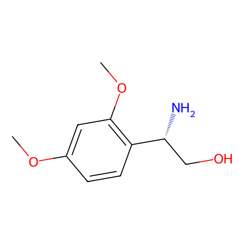 (S)-2-Amino-2-(2,4-dimethoxyphenyl)ethanol structure