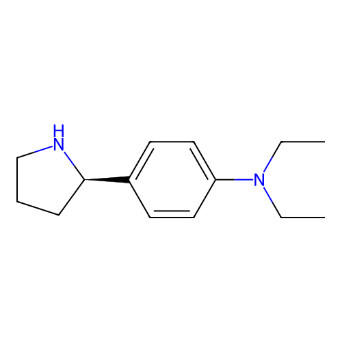 (R)-N,N-Diethyl-4-(pyrrolidin-2-yl)aniline structure