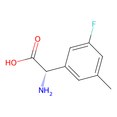 (S)-2-Amino-2-(3-fluoro-5-methylphenyl)acetic acid structure