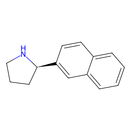 (R)-2-(Naphthalen-2-yl)pyrrolidine structure