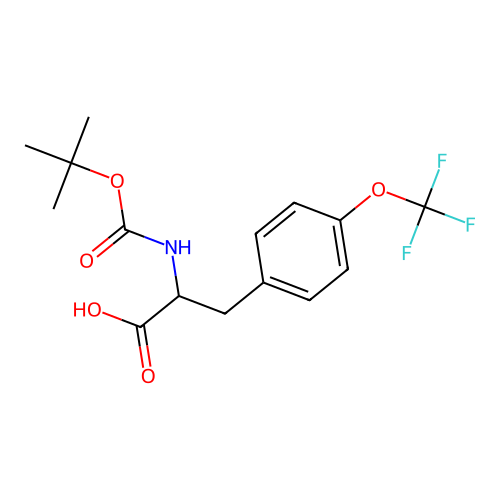Boc-4-(Trifluoromethoxy)-DL-phenylalanine structure