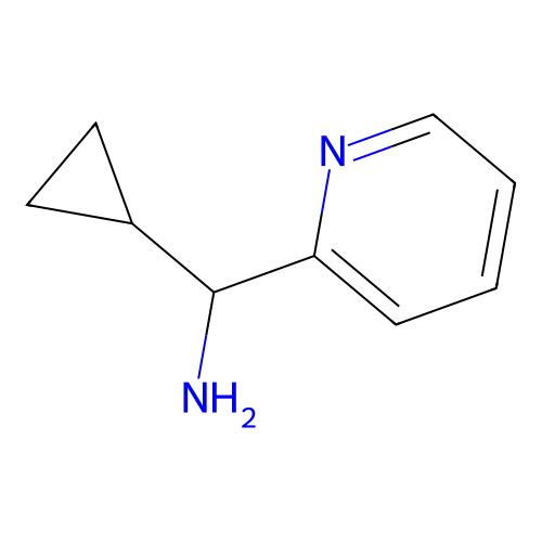 Cyclopropyl(pyridin-2-yl)methanamine structure