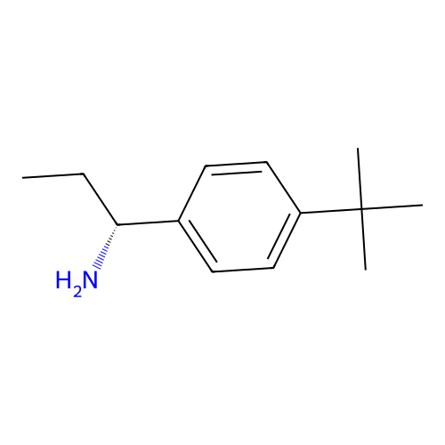 (1R)-1-(4-tert-butylphenyl)propan-1-amine structure