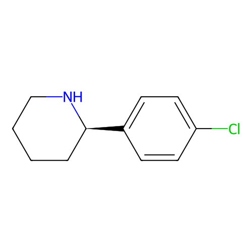 (2R)-2-(4-chlorophenyl)piperidine structure