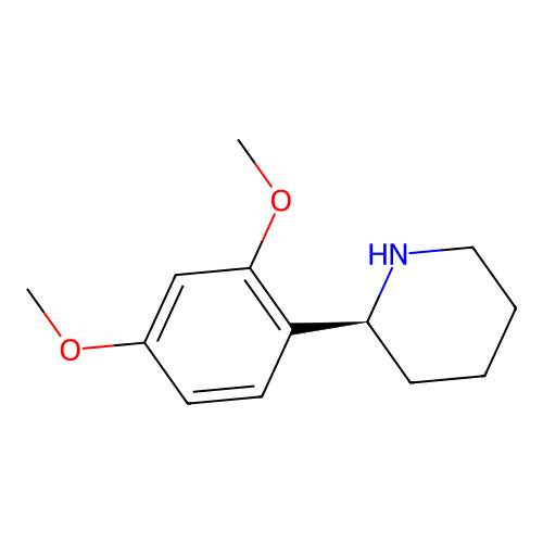 (S)-2-(2,4-Dimethoxyphenyl)piperidine structure
