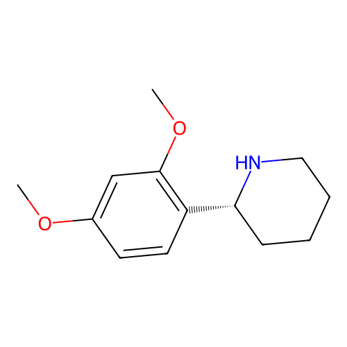 (R)-2-(2,4-Dimethoxyphenyl)piperidine structure