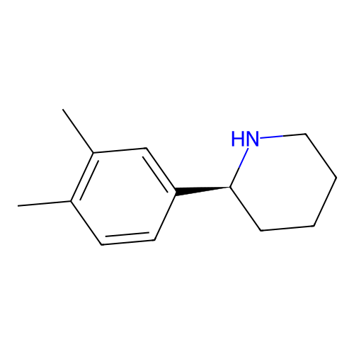 (S)-2-(3,4-Dimethylphenyl)piperidine structure