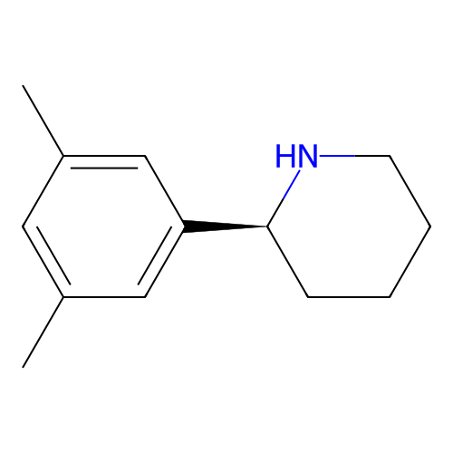 (S)-2-(3,5-Dimethylphenyl)piperidine structure