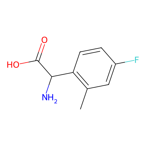 4-Fluoro-2-methyl-DL-phenylglycine structure