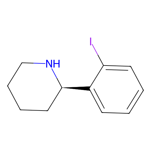 (R)-2-(2-Iodophenyl)piperidine structure