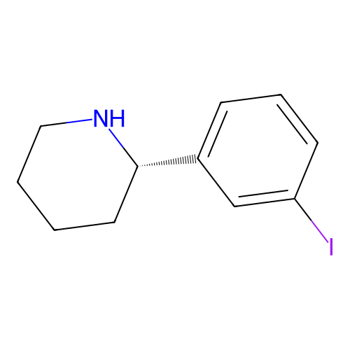 (S)-2-(3-Iodophenyl)piperidine structure