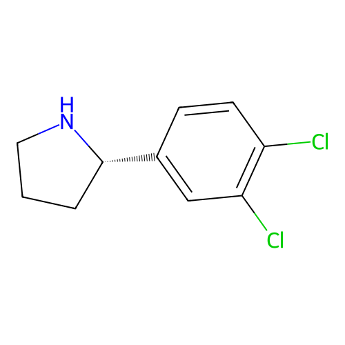 (S)-2-(3,4-Dichlorophenyl)pyrrolidine structure