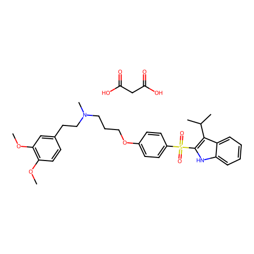 SR 33805 oxalate structure