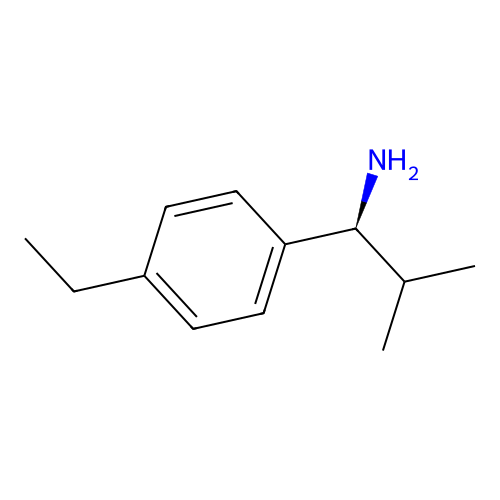 (S)-1-(4-Ethylphenyl)-2-methylpropan-1-amine structure