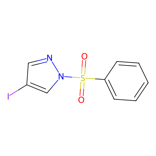 4-Iodo-1-phenylsulfonyl-1H-pyrazole structure