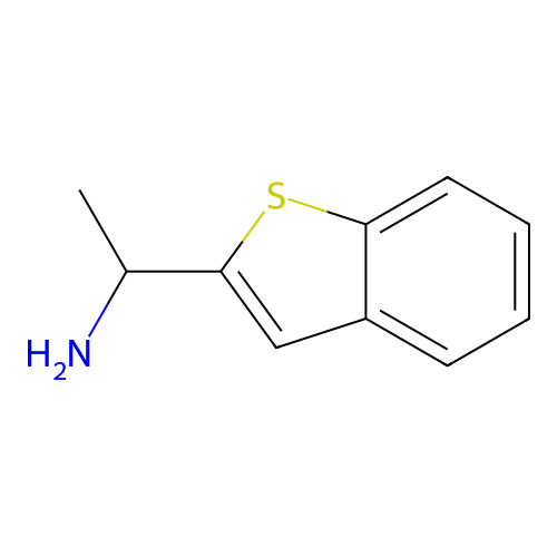 1-(1-Benzothiophen-2-yl)ethan-1-amine structure