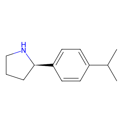 (R)-2-(4-Isopropylphenyl)pyrrolidine structure