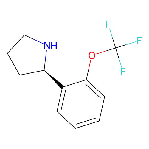 (R)-2-(2-(Trifluoromethoxy)phenyl)pyrrolidine structure
