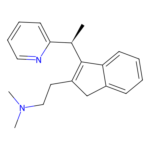 (+)-Dimethindene structure