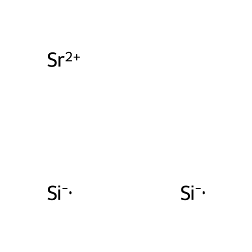 Strontium silicide (SrSi2) structure
